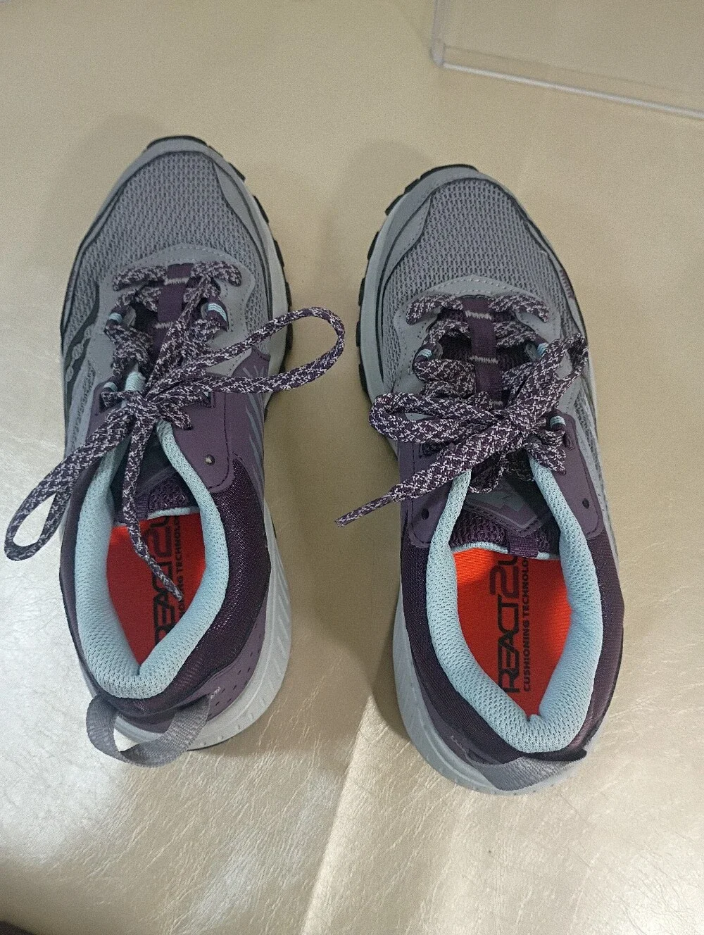 Saucony Women's SZ 7.5 Excursion TR15 Purple /Gray Running Shoes S10670-21 New